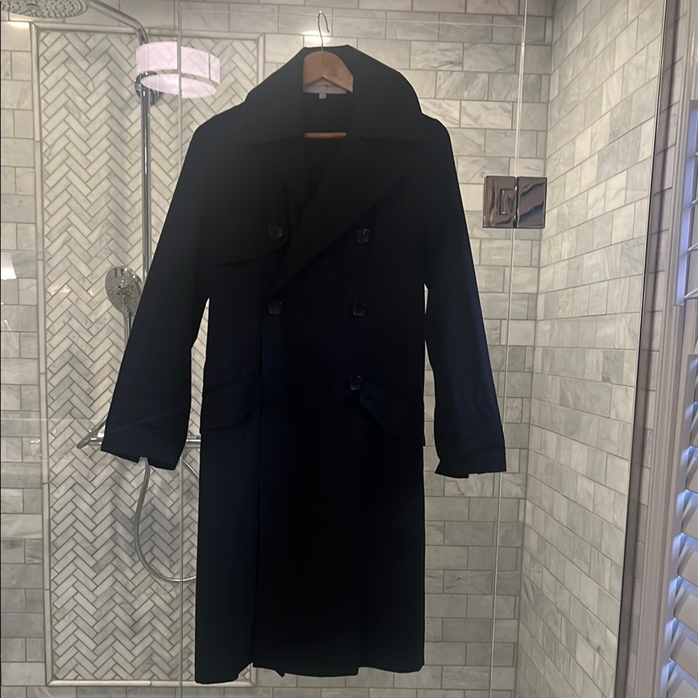Black trench coat. Size S